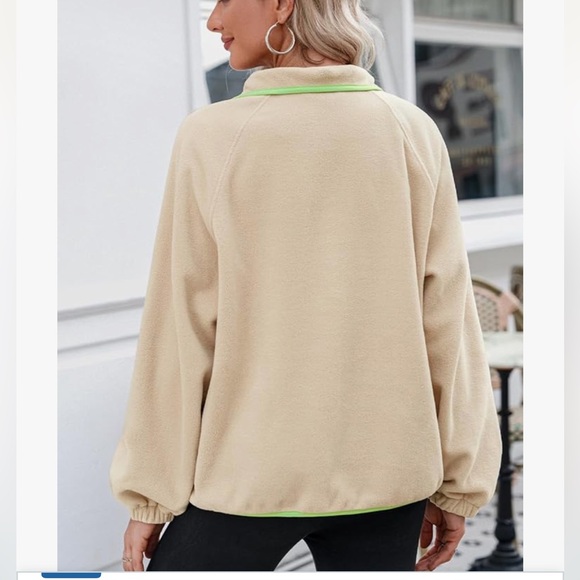 Anthropologie Dokotoo Oversized Fuzzy Fleece sweater Jacket - Picture 4 of 8